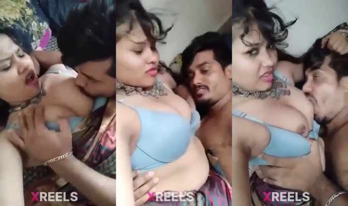 Desi Video Bhabhi Feeding Boobs To Her BF