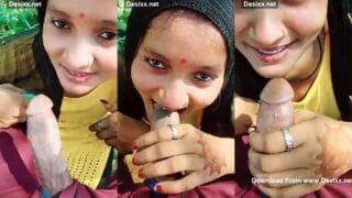 Desi Video Desi Girl BlowJob Outdoor in Jungle