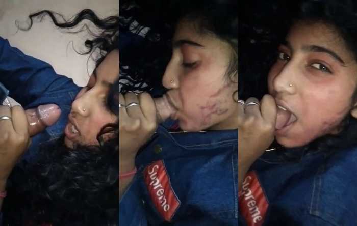 Desi Video Hot collage girl horny sucking dick